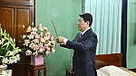 Chủ tịch nước Lương Cường dâng hương tưởng niệm Chủ tịch Hồ Chí Minh