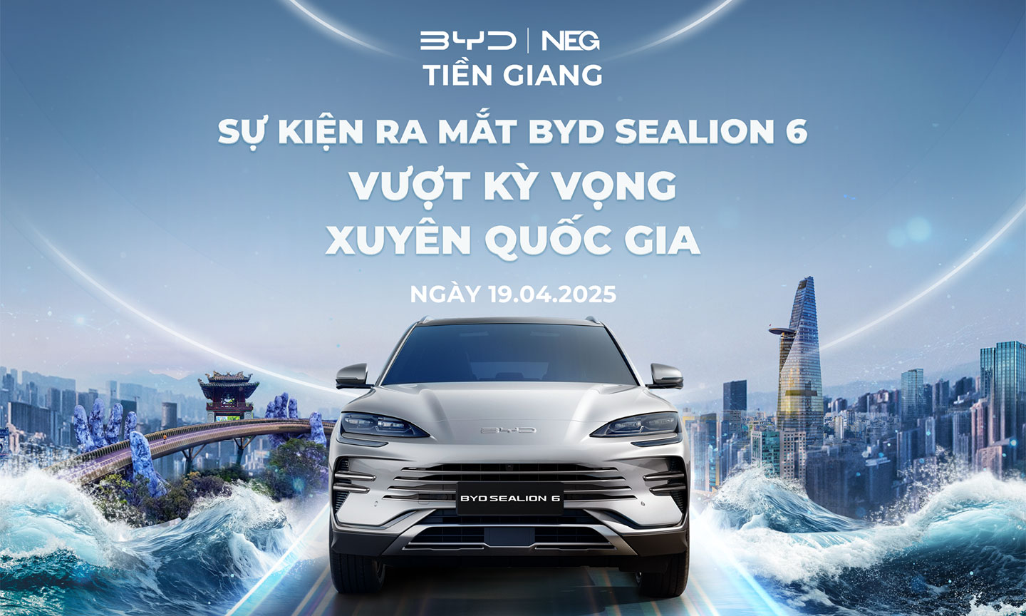 BYD Sealion 6 chính thức ra mắt tại Tiền Giang: Trải nghiệm SUV plug-in hybrid đột phá, nhận quà hấp dẫn