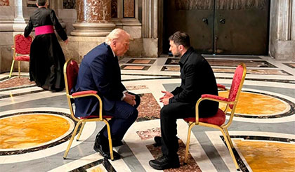 Hậu trường cuộc gặp Trump - Zelensky tại Vatican