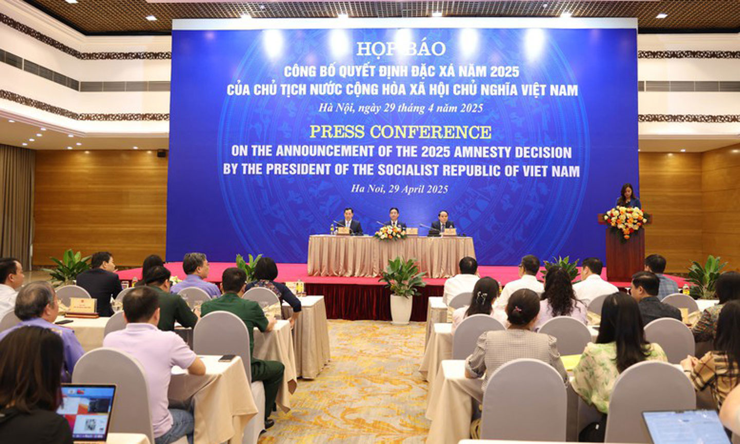 Công bố Quyết định đặc xá của Chủ tịch nước đối với hơn 8.000 phạm nhân