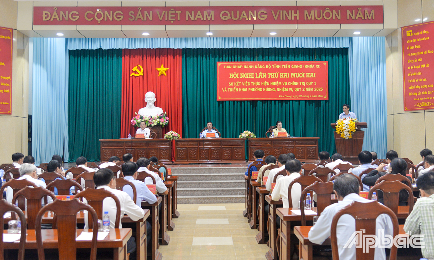 Quang cảnh hội nghị.