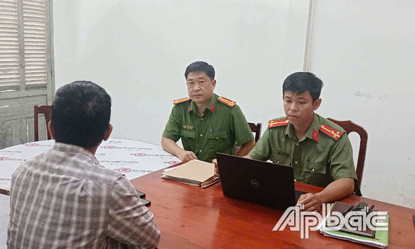 Cơ quan công an làm việc với VTD