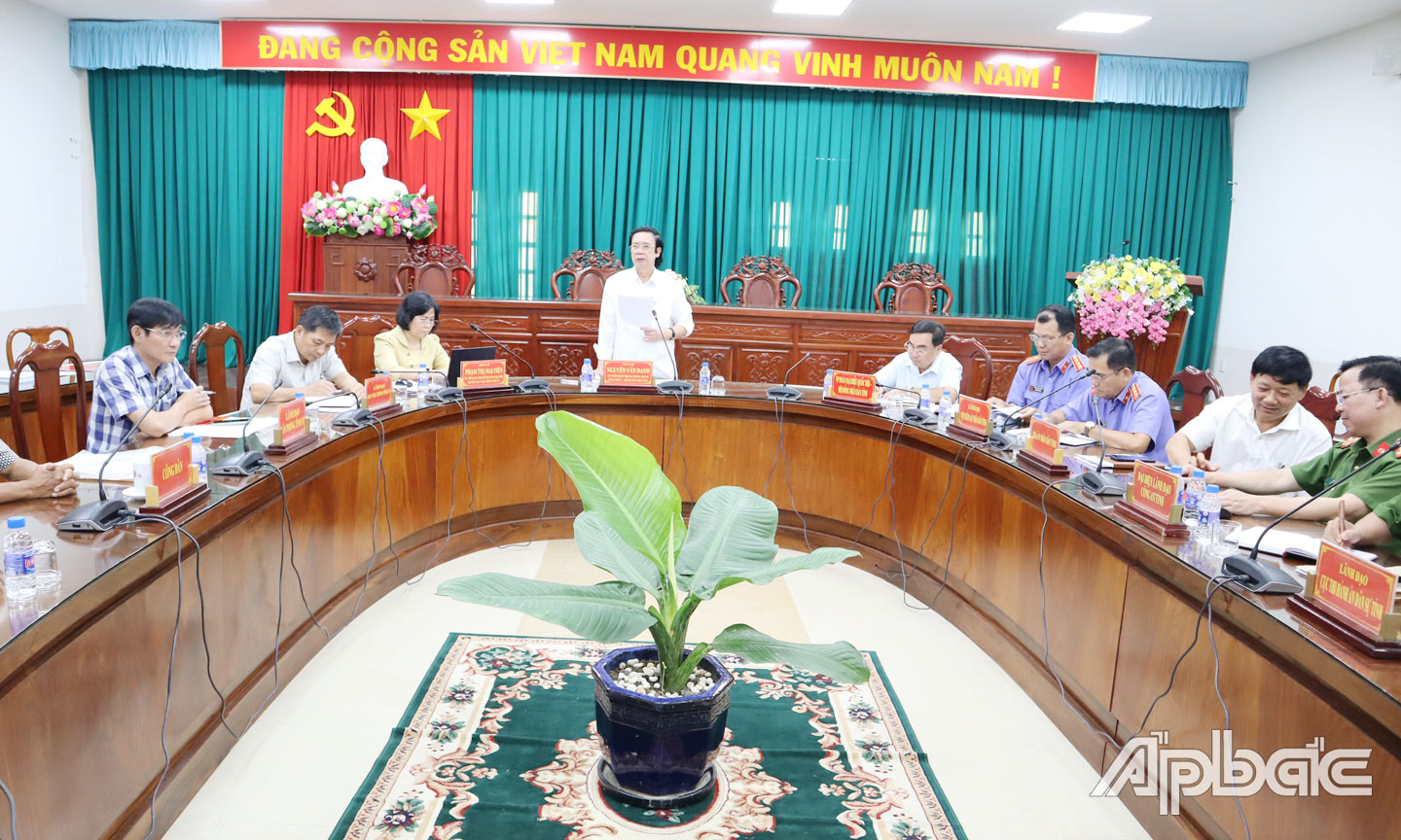 Đồng chí Bí thư kết luận.