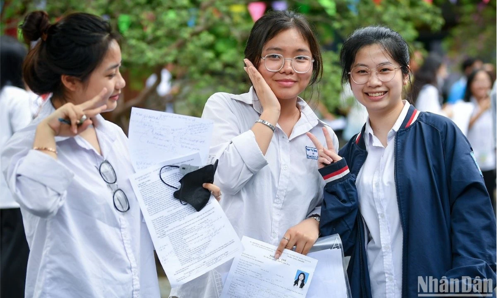 Thí sinh trong mùa thi 2024 (Ảnh: THÀNH ĐẠT)