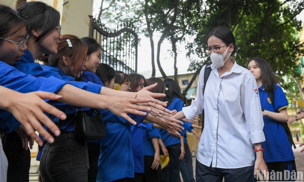 Thí sinh trong mùa thi 2024. (Ảnh: THÀNH ĐẠT)