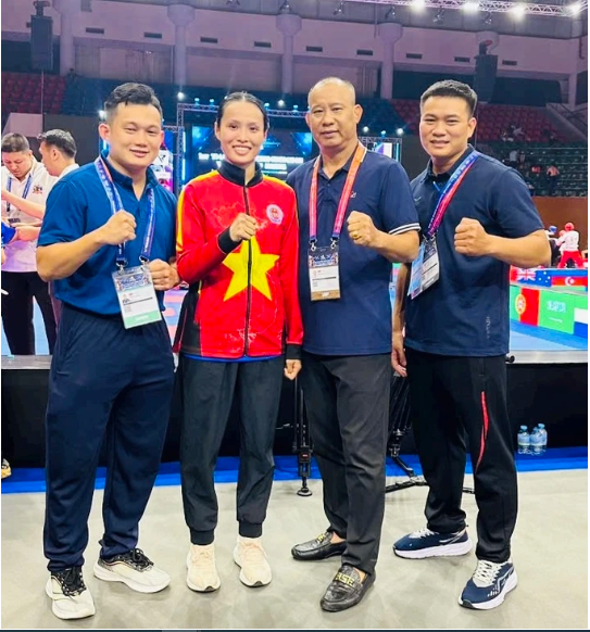 VĐV của kickboxing Việt Nam giành được thành tích huy chương tại giải năm nay. Ảnh: MINH MINH