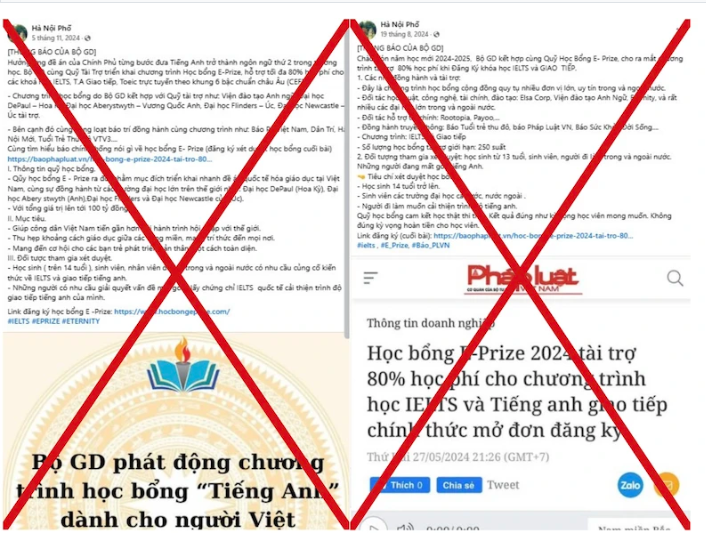 Thông tin giả mạo lan truyền trên mạng xã hội.
