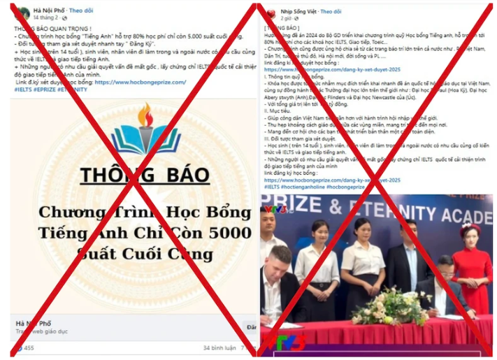 Thông tin giả mạo lan truyền trên mạng xã hội.