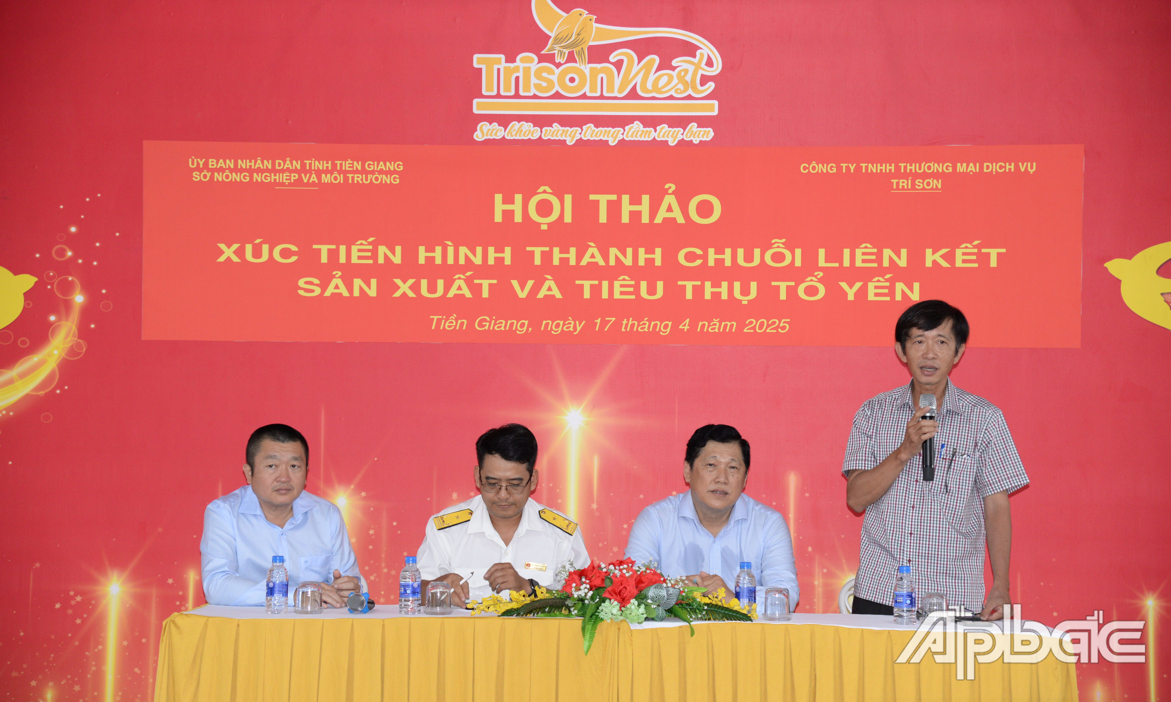Đồng chí Trịnh Công Minh phát biểu tại hội thảo.