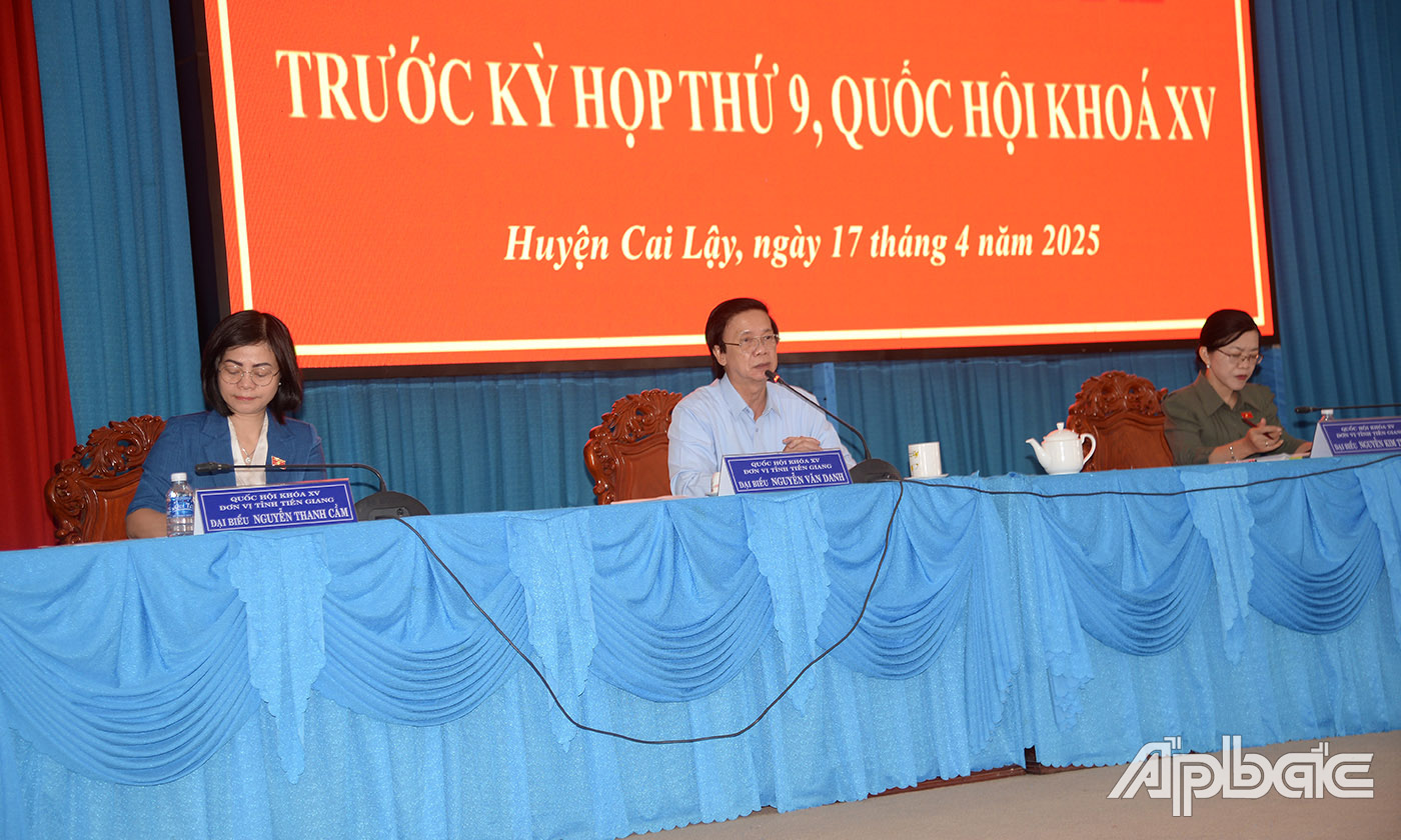 ĐBQH tỉnh lắng nghe ý kiến cử tri