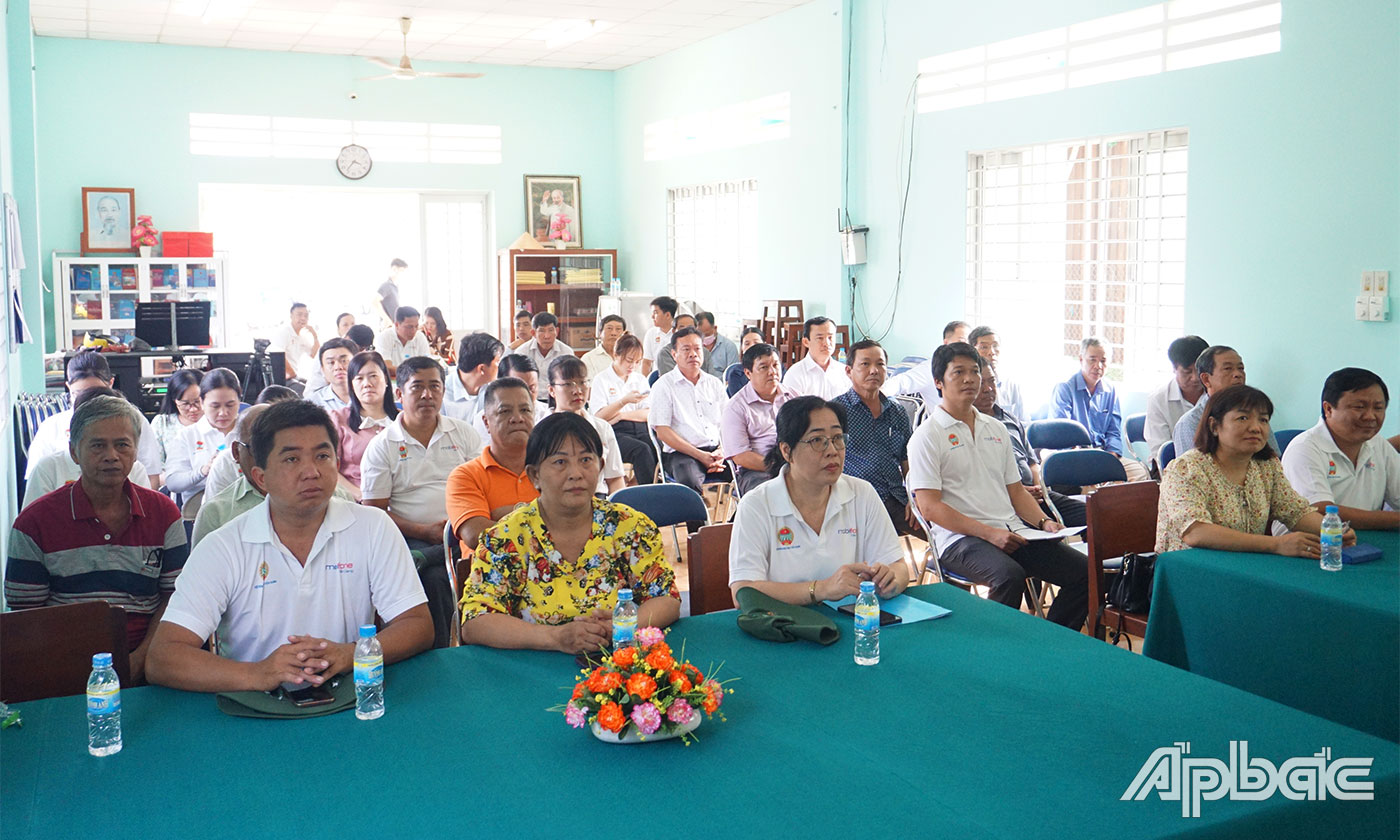Quang cảnh buổi lễ 