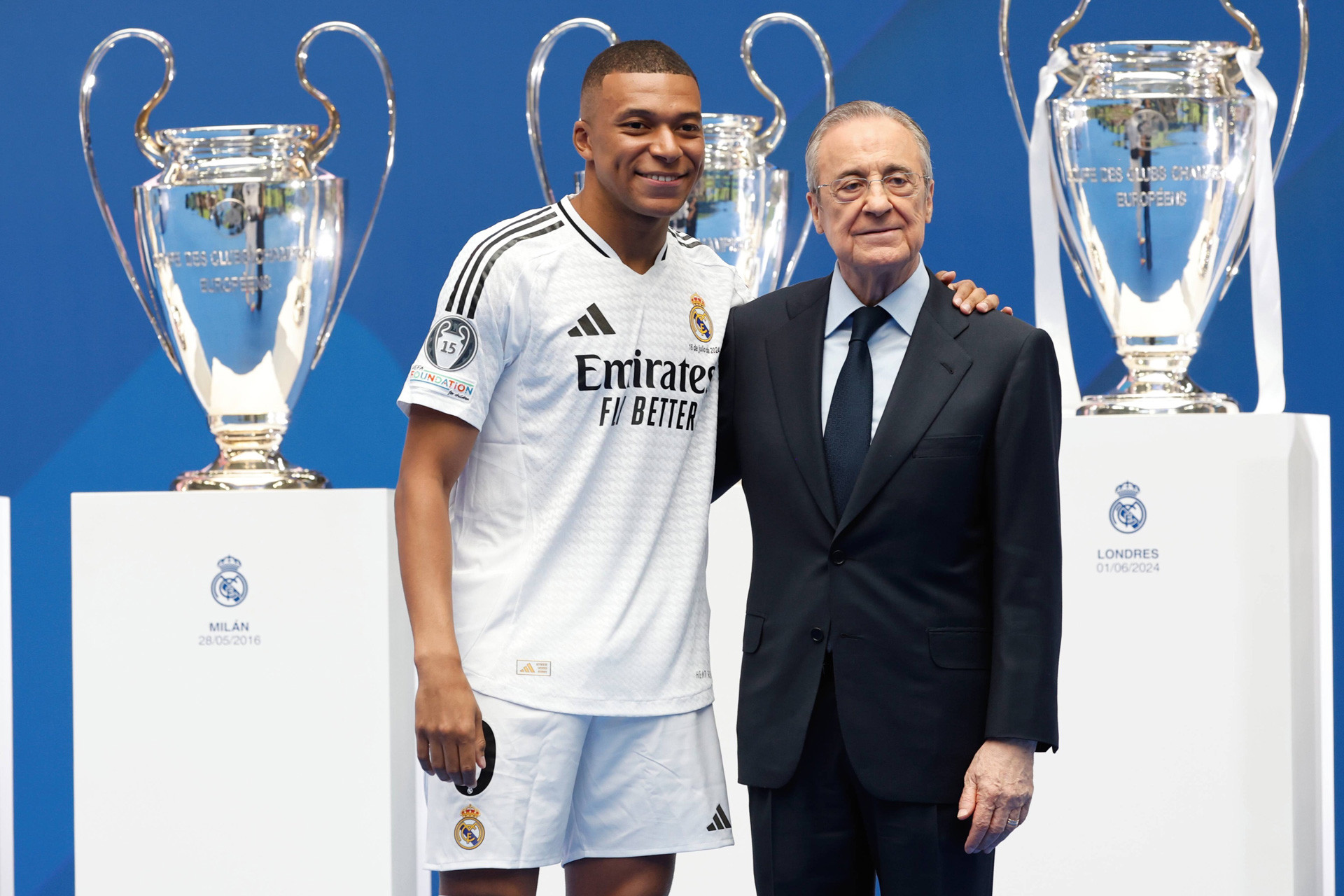 Sự kết hợp với thương hiệu Real Madrid giúp Mbappe kiếm rất nhiều tiền. Ảnh: FEF