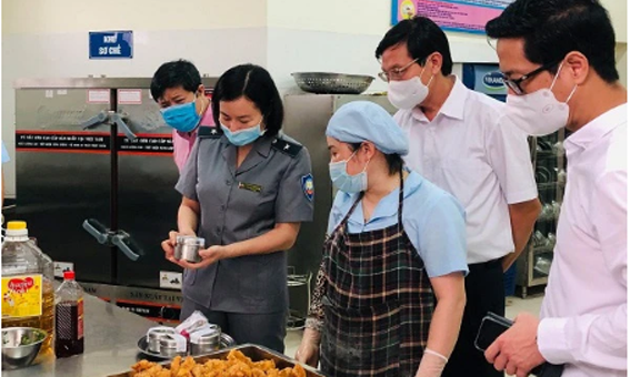 Kiểm tra an toàn thực phẩm.