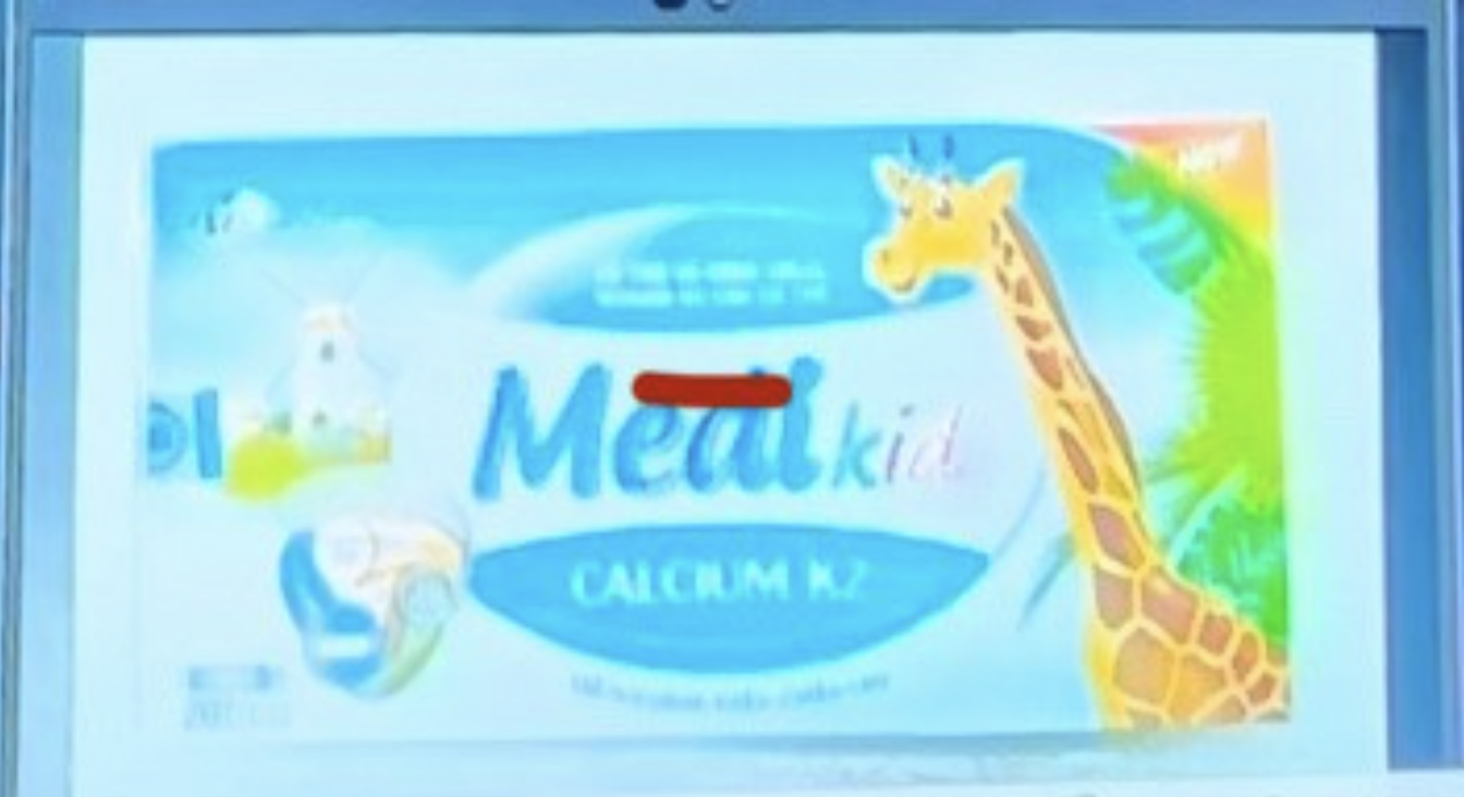 Sản phẩm Medi Kid Calcium K2. Ảnh: Cục An toàn thực phẩm