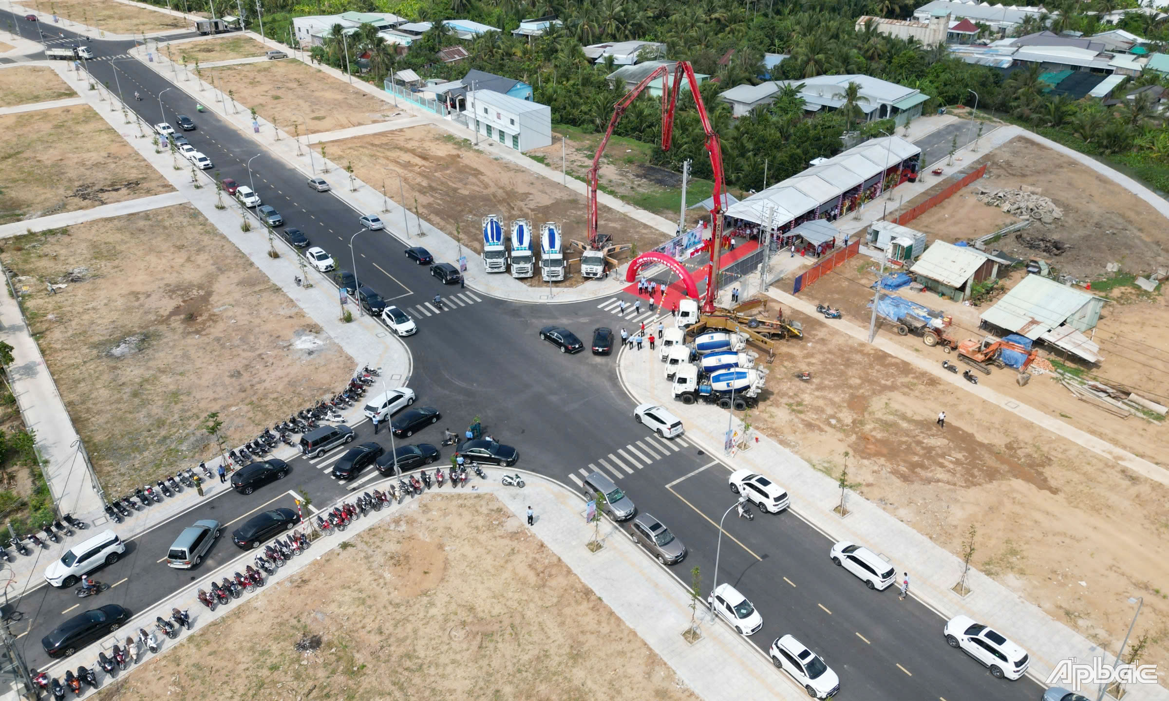 Dự án nhìn từ trên cao.