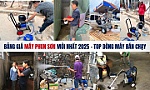 Bảng giá máy phun sơn mới nhất 2025 - Top dòng máy bán chạy
