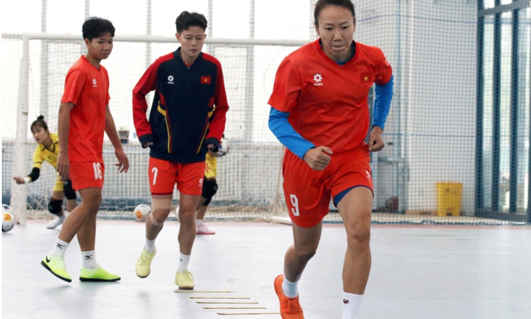 Tuyển futsal nữ Việt Nam sẵn sàng đấu tuyển Trung Quốc
