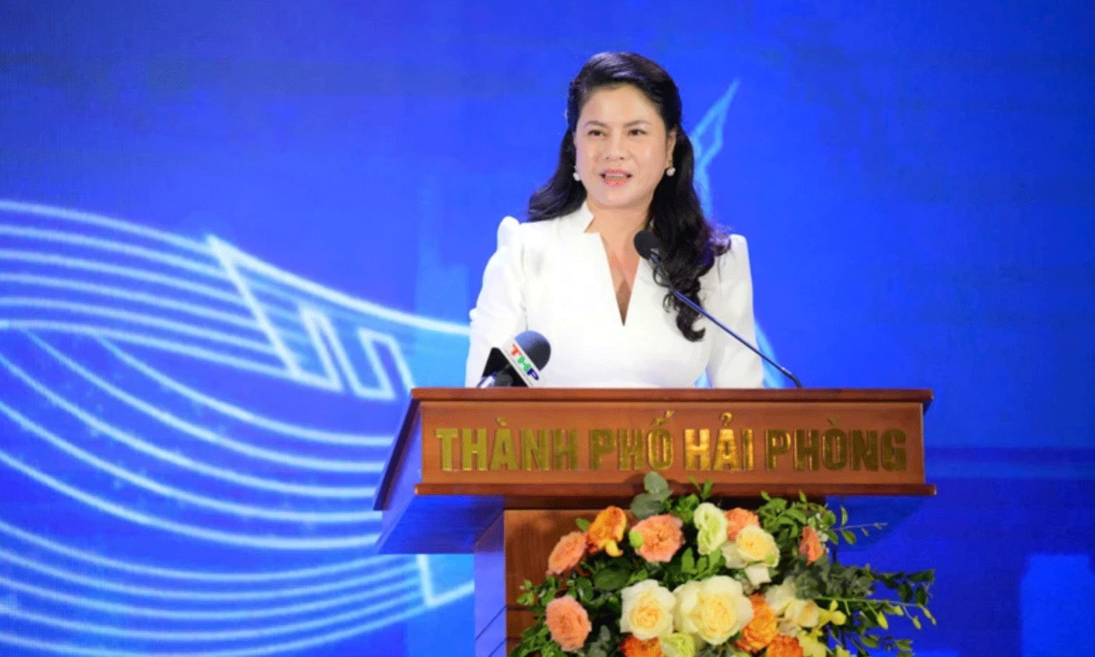Bà Trần Thị Hoàng Mai, Giám đốc Sở Văn hóa, Thể thao và Du lịch thành phố Hải Phòng. (Ảnh: PV)