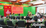 Lấy phiếu đề nghị thăng cấp bậc hàm Thiếu tướng đối với Giám đốc Công an tỉnh Tiền Giang
