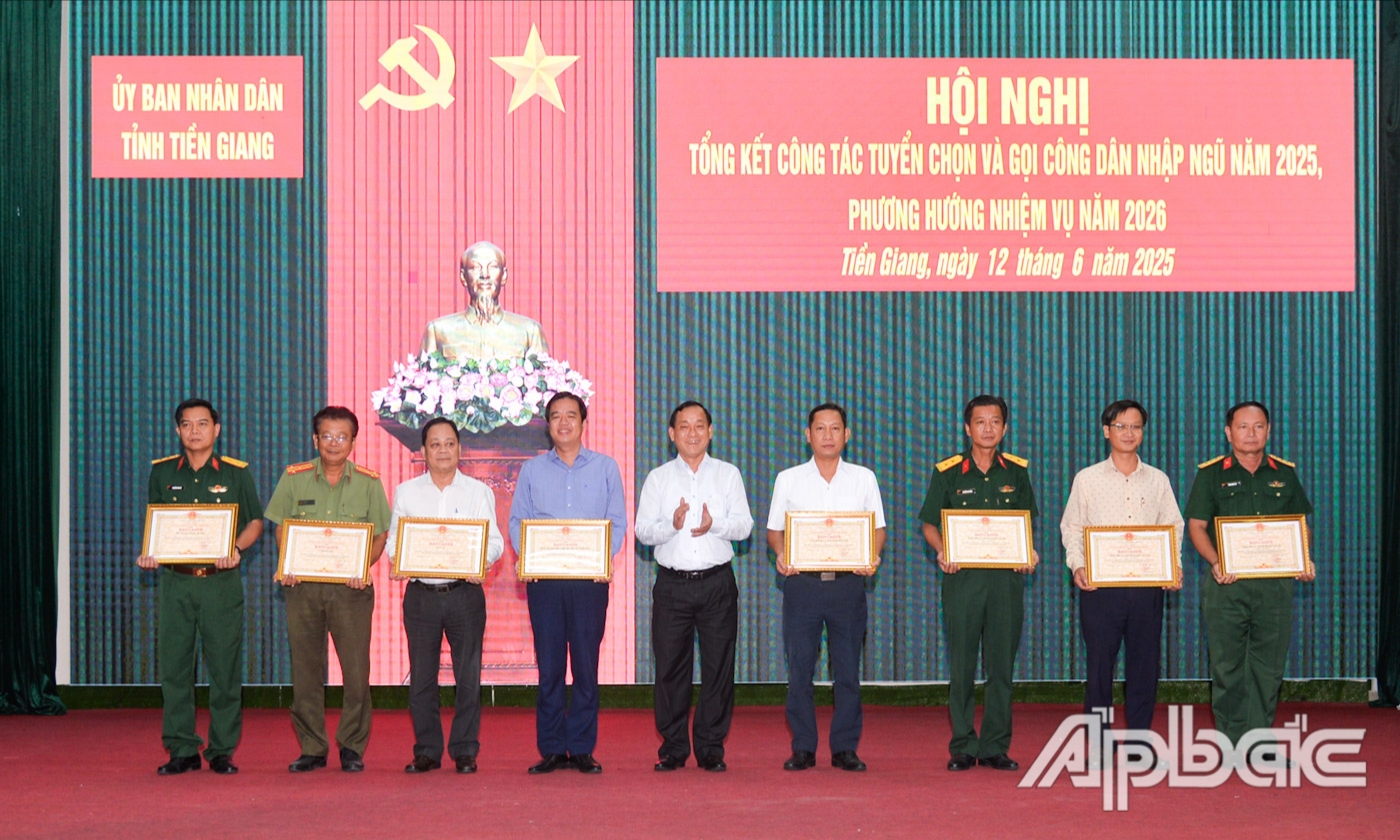 Tiền Giang: Kiện toàn Hội đồng Nghĩa vụ Quân sự các cấp sau sáp nhập, chuẩn bị cho tuyển quân 2026