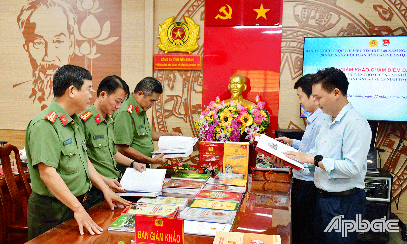 Tiền Giang: Hơn 1.000 bài dự thi tìm hiểu lịch sử Công an nhân dân và phong trào 