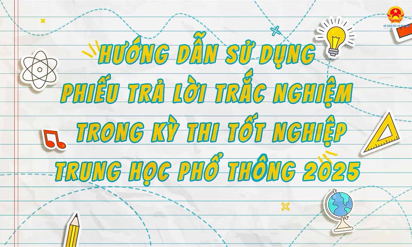 Hướng dẫn làm bài thi trắc nghiệm Kỳ thi tốt nghiệp THPT năm 2025