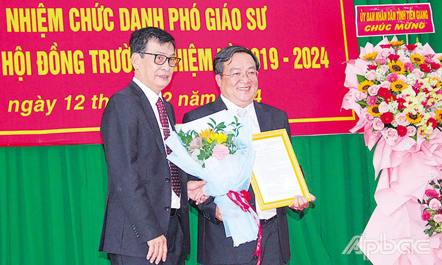 Chuyện về hai Phó Giáo sư - Tiến sĩ Trường Đại học Tiền Giang