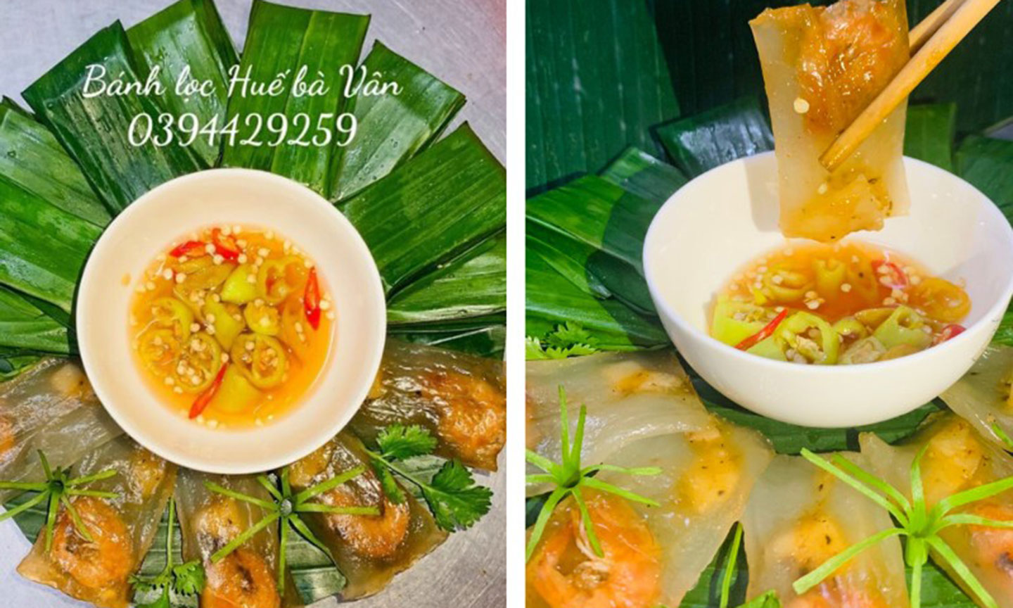 Bánh lọc Huế Bà Vân là địa chỉ uy tín để mua và thưởng thức bánh lọc Huế chuẩn vị.