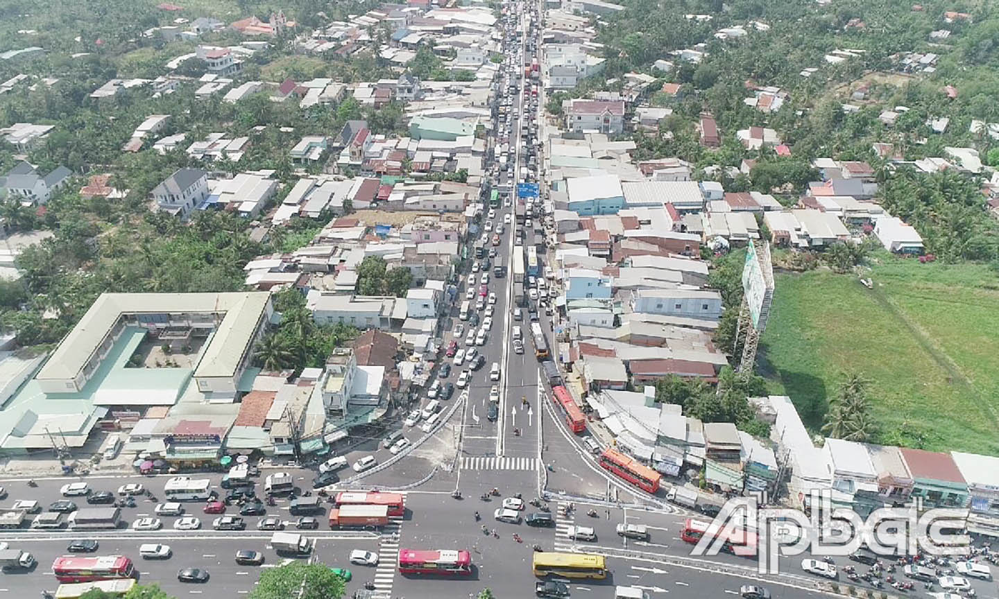 Ngã 3 quốc lộ 30 và quốc lộ 1.
