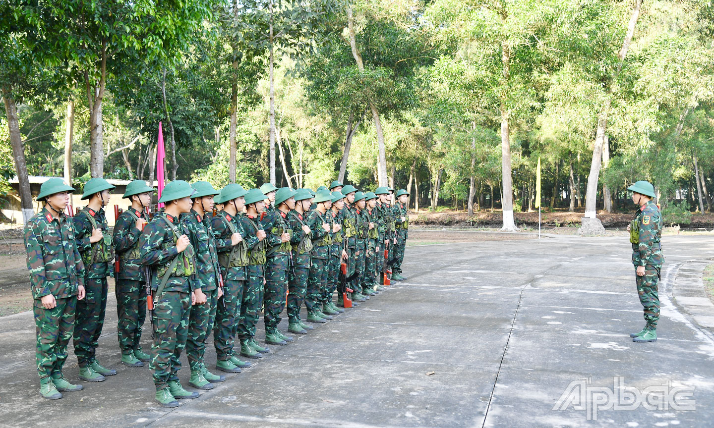 Huấn luyện kỹ thuật chiến đấu bộ binh cho CSM.