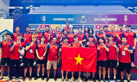 Cuộc làm việc của Ban chấp hành Ủy ban Olympic Việt Nam tại Hà Nội vừa qua. Ảnh: BVHTTDL