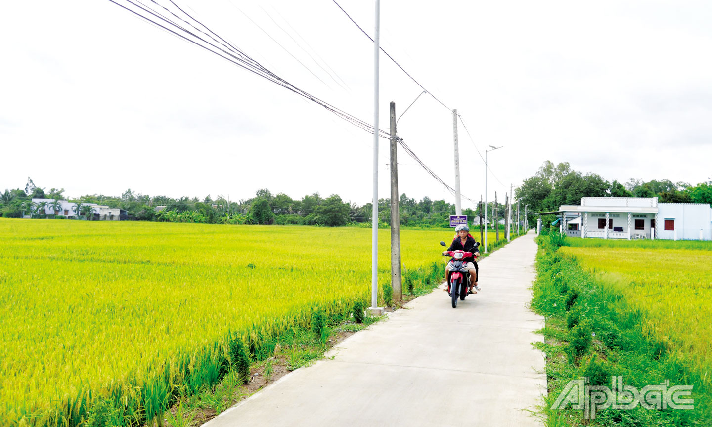 Điện, đường giao thông đã thay đổi cuộc sống các vùng quê.