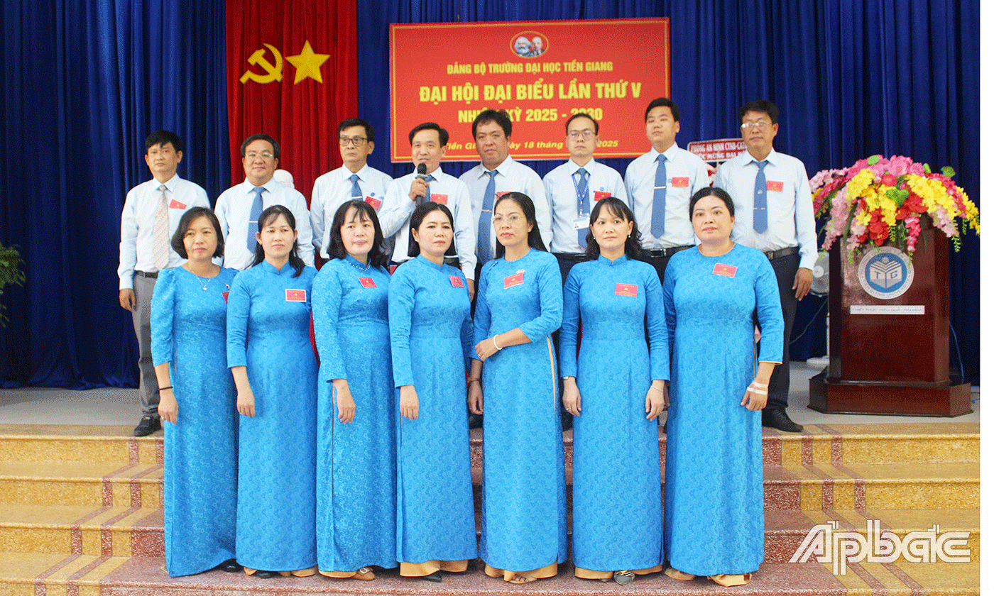 Đại hội ra mắt Ban Chấp hành Đảng bộ Trường Đại học Tiền Giang, nhiệm kỳ 2025 - 2030.