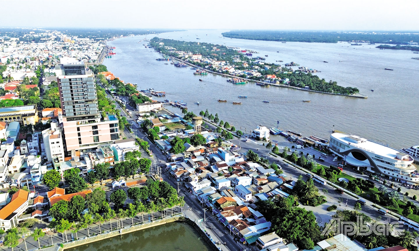 TP. Mỹ Tho đang  tập trung  nhiều giải pháp  để phát triển đô thị.