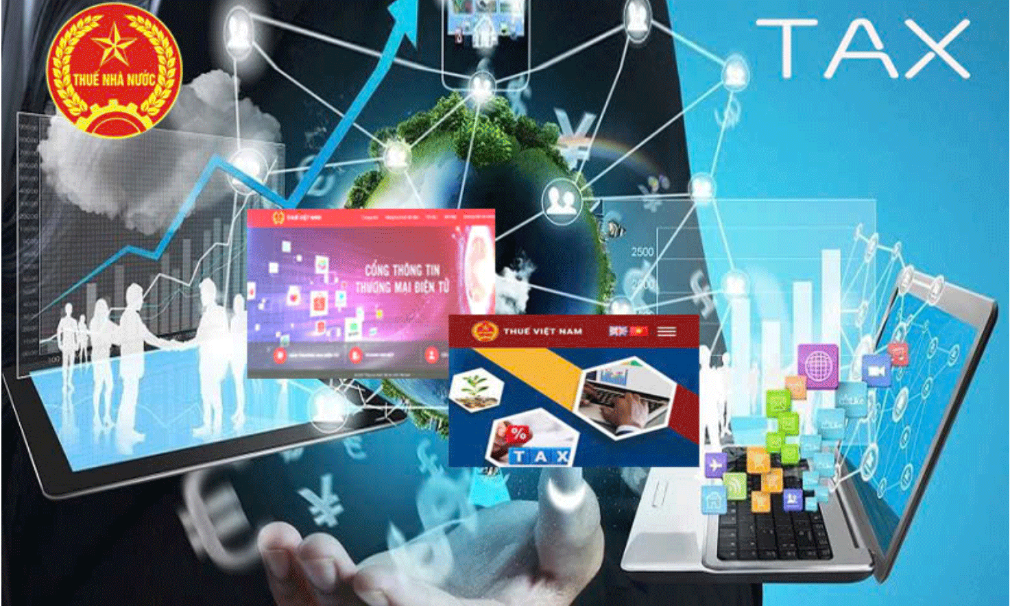 Cơ quan Thuế vẫn tiếp nhận và giải quyết các thủ tục hành chính thuế trực tiếp tại bộ phận một cửa và qua đường bưu chính. Ảnh: Cục Thuế