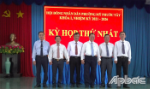 Kỳ họp thứ nhất khóa I HĐND phường Mỹ Phước Tây thành công tốt đẹp