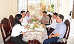 Phó Chủ tịch HĐND tỉnh Đồng Tháp Phạm Văn Chuẩn kiểm tra tình hình làm việc tại UBND xã An Hữu