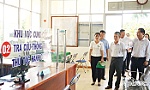 Phó Chủ tịch Thường trực Ủy ban MTTQ tỉnh Đinh Văn Dũng kiểm tra tình hình vận hành chính quyền tại xã Mỹ Tịnh An