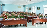 Triển khai nhiệm vụ trọng tâm sau sáp nhập tại Phòng Cảnh sát phòng cháy, chữa cháy và cứu nạn cứu hộ