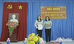 Đồng chí Huỳnh Thị Quỳnh Hoa giữ chức vụ Chủ tịch Hội Nông dân xã Tân Thới