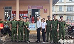 Thường trực Tỉnh đoàn Đồng Tháp thăm, động viên các đội hình Hành quân xanh