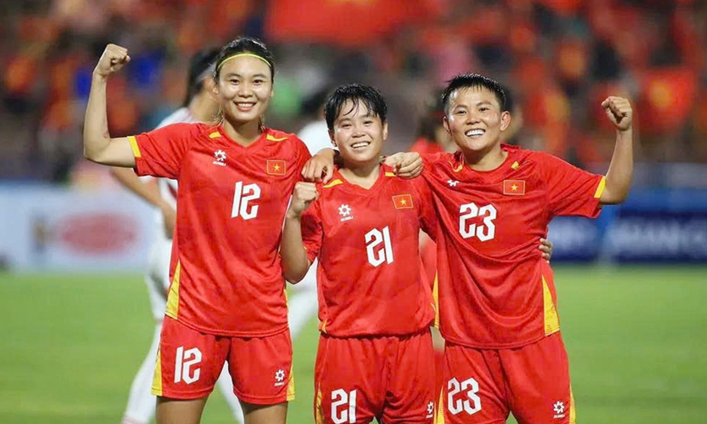 Đội tuyển nữ Việt Nam tiến gần tới vé dự vòng chung kết Asian Cup 2026