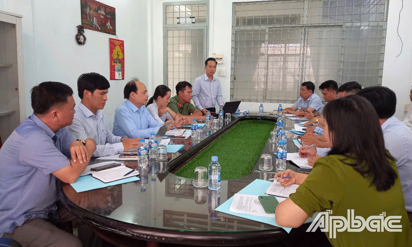 Kiểm tra vận hành các hệ thống thông tin dùng chung tại xã Chợ Gạo