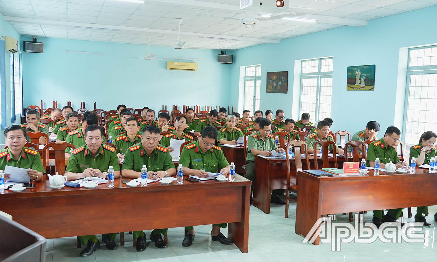 Triển khai nhiệm vụ trọng tâm sau sáp nhập tại Phòng Cảnh sát phòng cháy, chữa cháy và cứu nạn cứu hộ