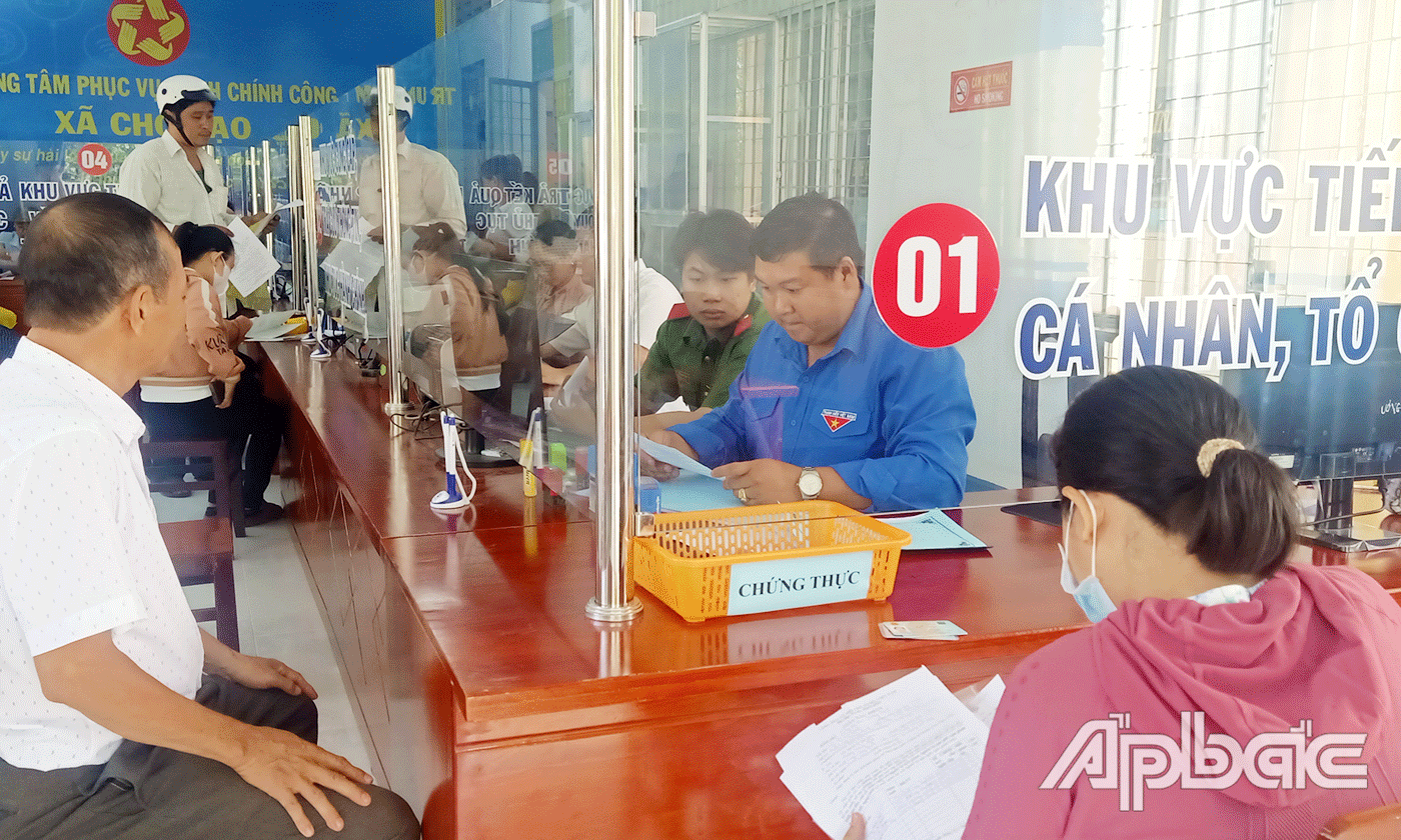 Tuổi trẻ xã Chợ Gạo góp sức xây dựng chính quyền địa phương 2 cấp