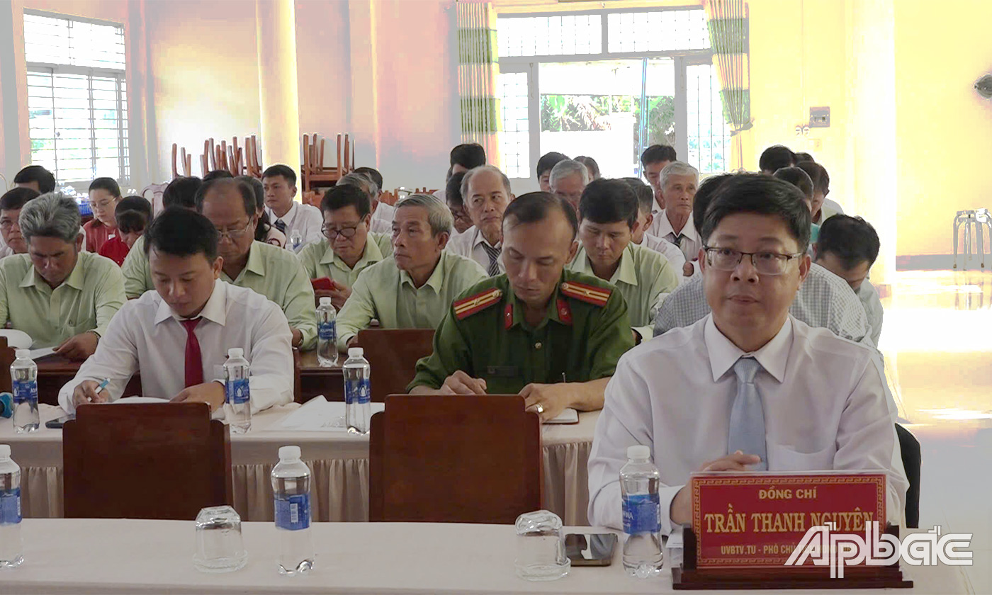 Đồng chí Trần Thanh Nguyên dự kỳ họp