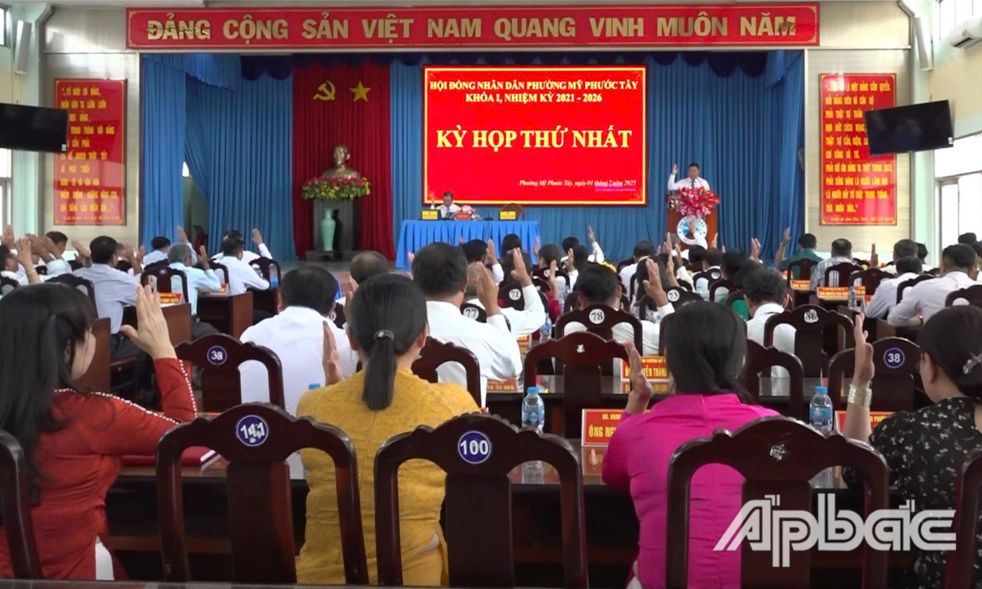 Đại biểu biểu quyết thống nhất các nghị quyết.