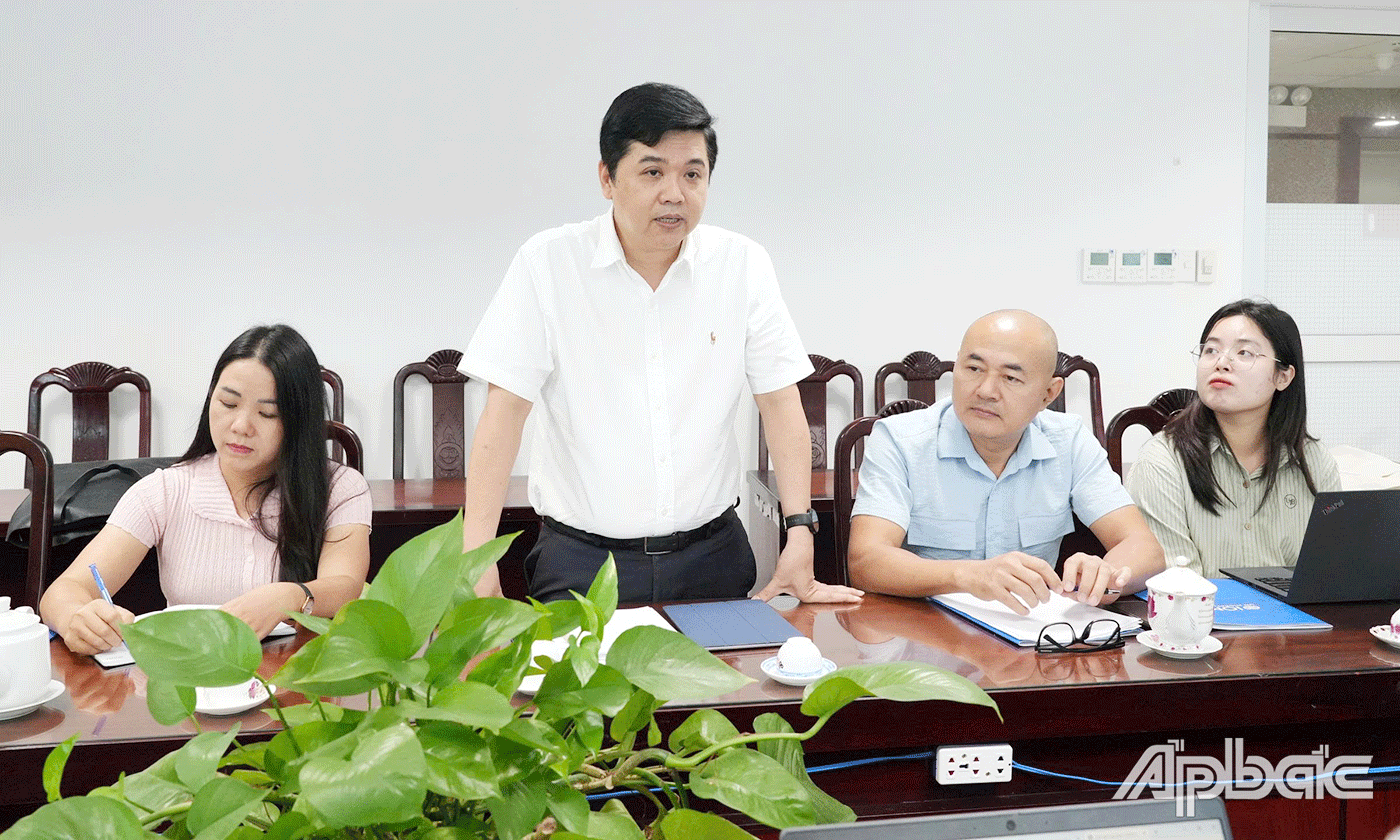   Ông Võ Hải Sơn, phát biểu.