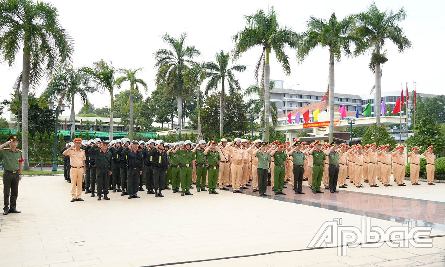 Lễ phát động ra quân đảm bảo trật tự an toàn giao thông, trật tự xã hội Lễ Quốc khánh 2/9.