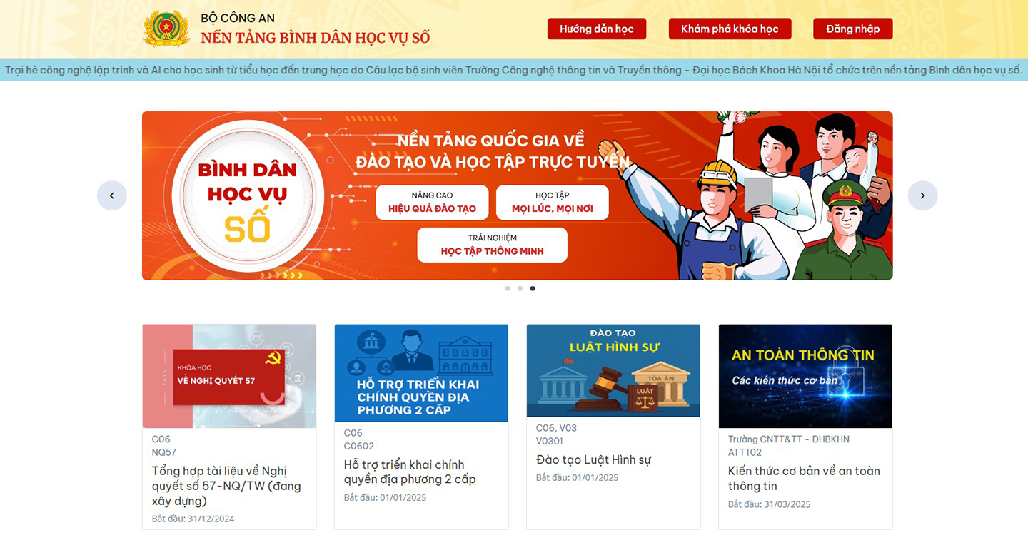 Đẩy mạnh khai thác nền tảng bình dân học vụ số